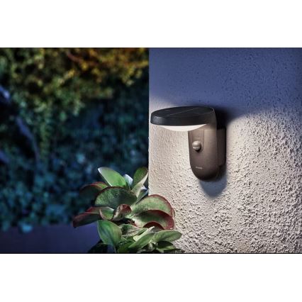 Philips - Ηλιακό φωτιστικό τοίχου LED με αισθητήρα LED/1,2W/4V 1800 mAh 4000K IP44