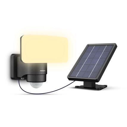 Philips - Ηλιακό φωτιστικό τοίχου LED με αισθητήρα TYLUS LED/6W/3,7V 3000K IP44