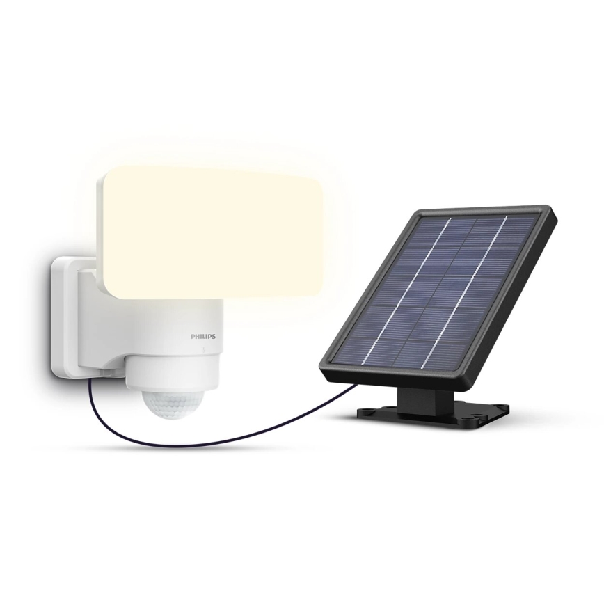 Philips - Ηλιακό φωτιστικό τοίχου LED με αισθητήρα TYLUS LED/6W/3,7V 5000K IP44