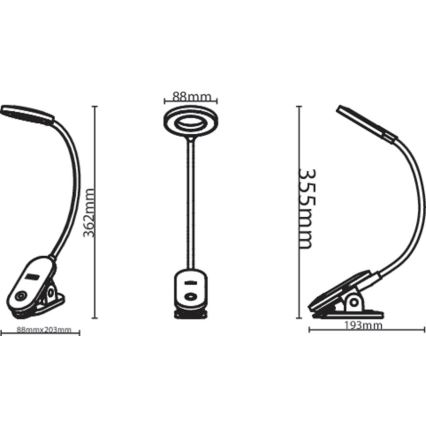 Philips - Λάμπα dimming LED με κλιπ LED/5W/5V CRI 90