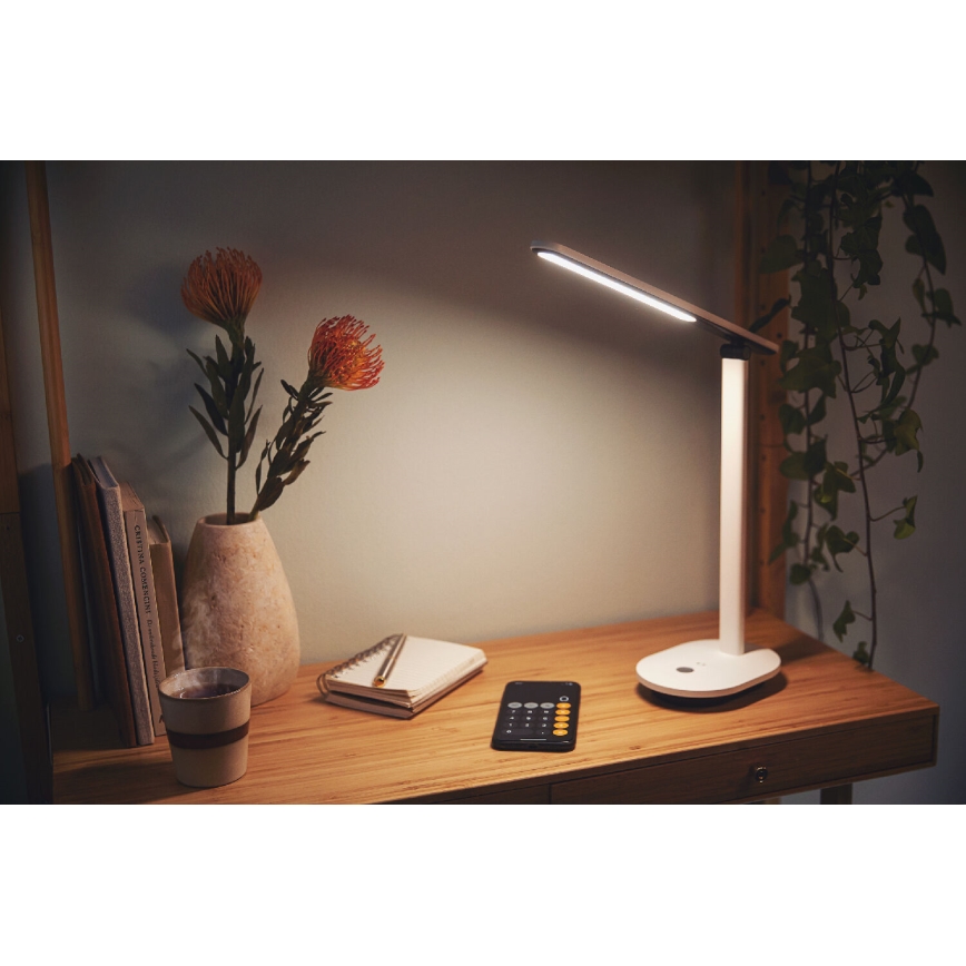 Philips - Επιτραπέζια λάμπα αφής dimming LED IVORY LED/5W/5V 3000 mAh 2700/3600/5000K CRI 90