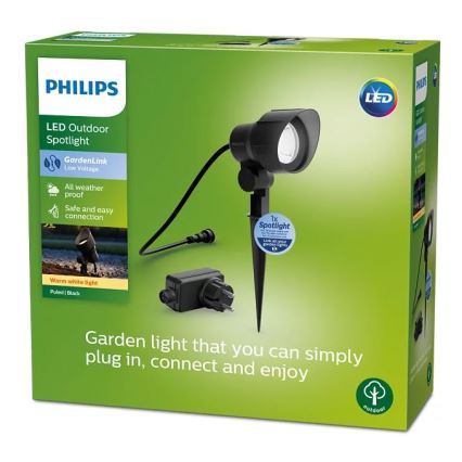 Philips - Προβολέας LED εξωτερικού χώρου LED/24W/230V 2700K IP44