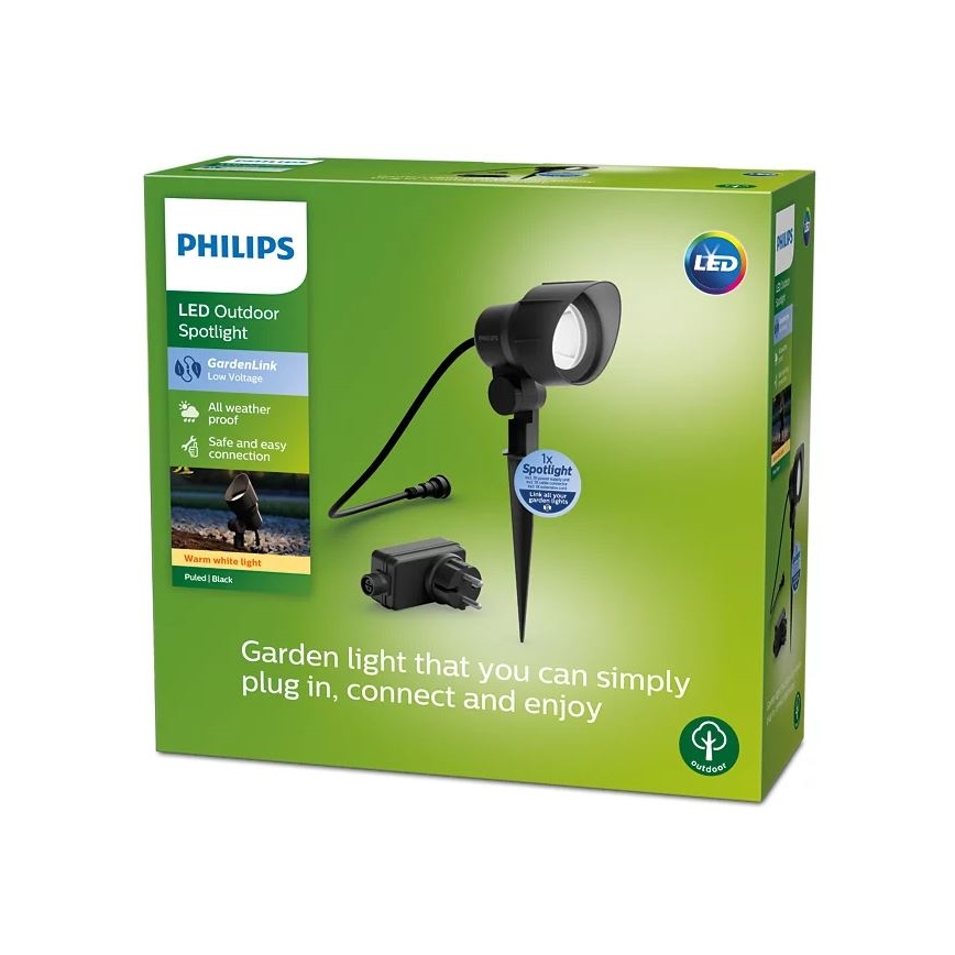 Philips - Προβολέας LED εξωτερικού χώρου LED/24W/230V 2700K IP44