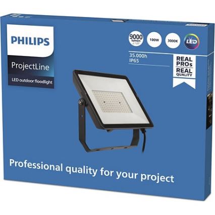 Philips - Προβολέας LED εξωτερικού χώρου PROJECTLINE LED/100W/230V IP65 3000K