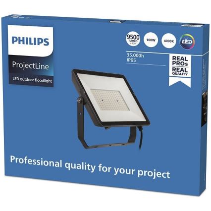 Philips - Προβολέας LED εξωτερικού χώρου PROJECTLINE LED/100W/230V IP65 4000K