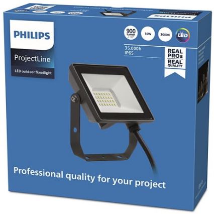 Philips - Προβολέας LED εξωτερικού χώρου PROJECTLINE LED/10W/230V IP65 3000K