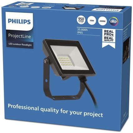 Philips - Προβολέας LED εξωτερικού χώρου PROJECTLINE LED/10W/230V IP65 4000K