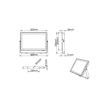 Philips - Προβολέας LED εξωτερικού χώρου PROJECTLINE LED/150W/230V IP65 4000K