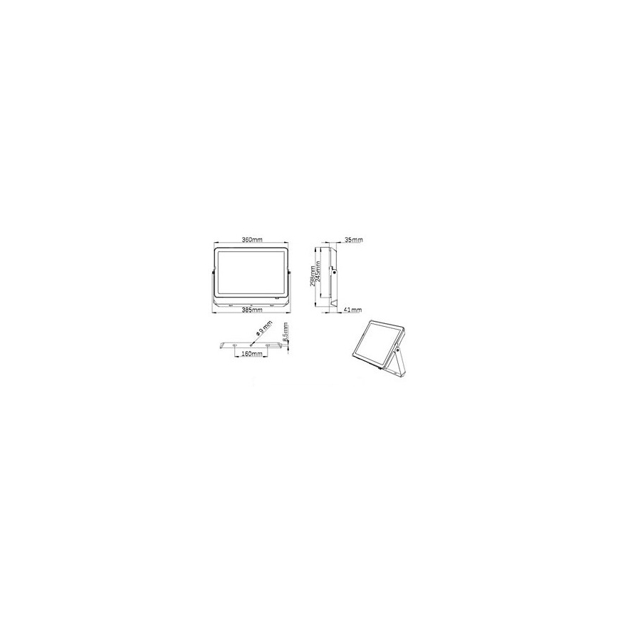 Philips - Προβολέας LED εξωτερικού χώρου PROJECTLINE LED/150W/230V IP65 4000K