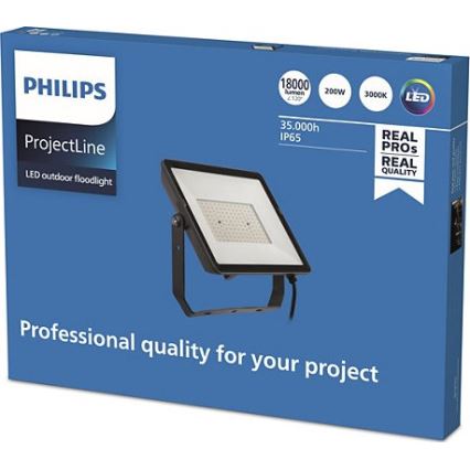 Philips - Προβολέας LED εξωτερικού χώρου PROJECTLINE LED/200W/230V IP65 3000K