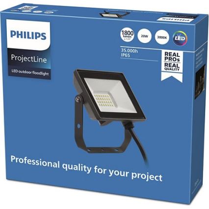 Philips - Προβολέας LED εξωτερικού χώρου PROJECTLINE LED/20W/230V IP65 3000K