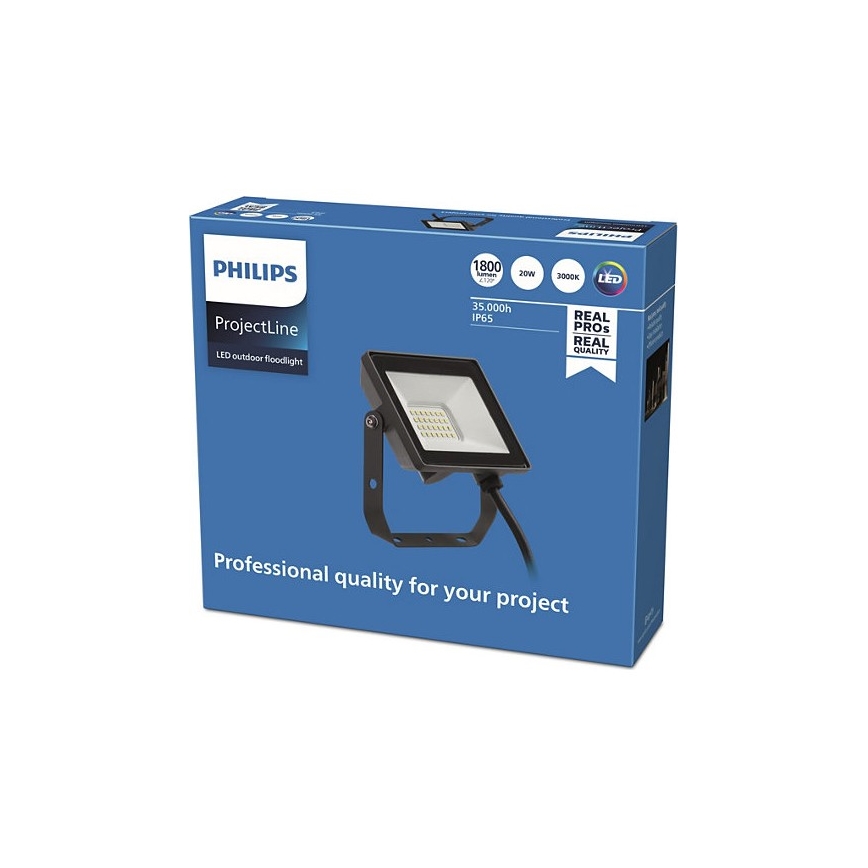 Philips - Προβολέας LED εξωτερικού χώρου PROJECTLINE LED/20W/230V IP65 3000K