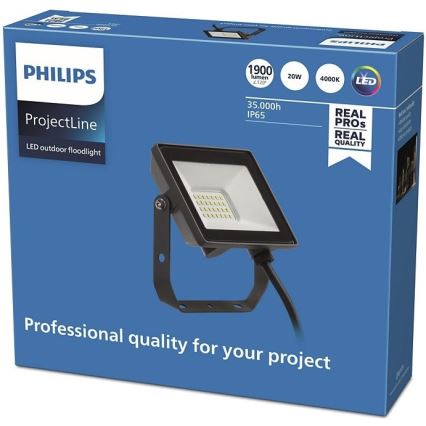 Philips - Προβολέας LED εξωτερικού χώρου PROJECTLINE LED/20W/230V IP65 4000K