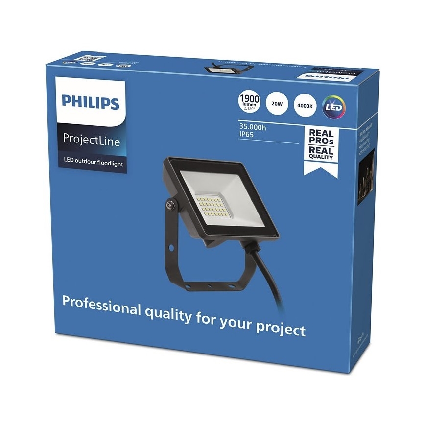 Philips - Προβολέας LED εξωτερικού χώρου PROJECTLINE LED/20W/230V IP65 4000K