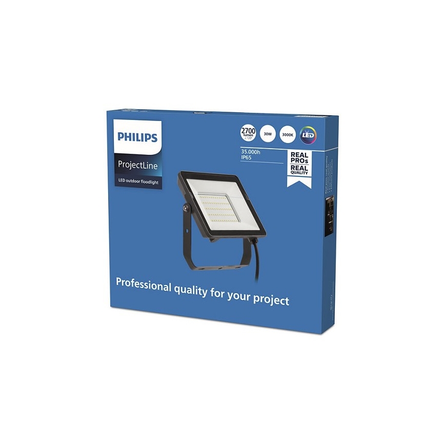 Philips - Προβολέας LED εξωτερικού χώρου PROJECTLINE LED/30W/230V IP65 3000K