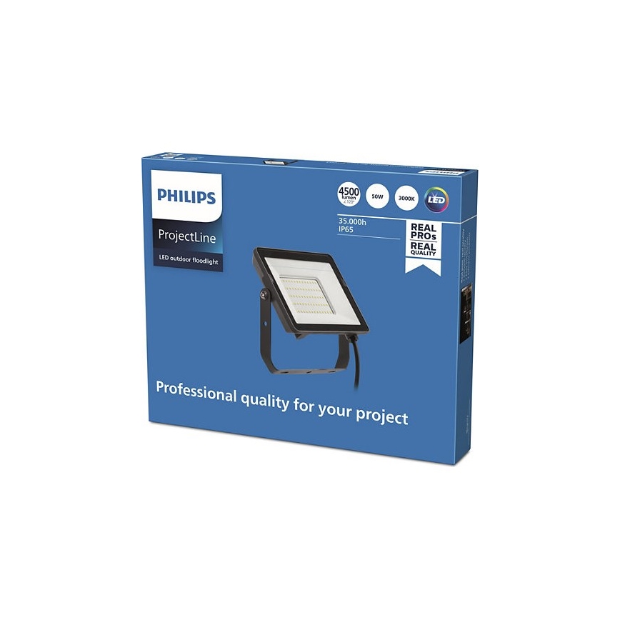 Philips - Προβολέας LED εξωτερικού χώρου PROJECTLINE LED/50W/230V IP65 3000K