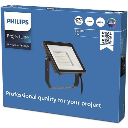 Philips - Προβολέας LED εξωτερικού χώρου PROJECTLINE LED/50W/230V IP65 4000K