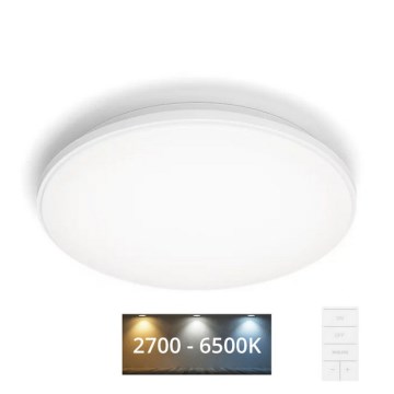Philips - Ρυθμιζόμενο LED φωτιστικό οροφής LED/24W/230V 2700-6500K με τηλεχειριστήριο