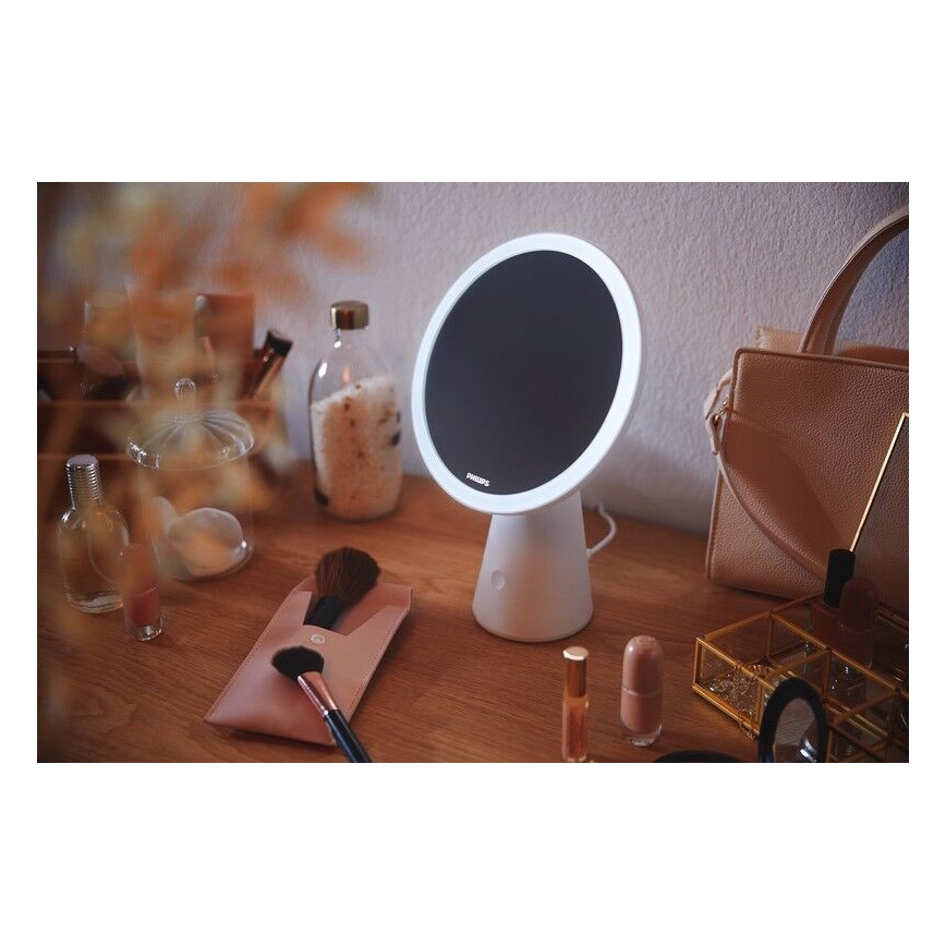 Philips - Ρυθμιζόμενο καλλυντικό καθρέφτη με LED φωτισμό MIRROR LED/4,5W/5V