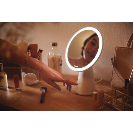 Philips - Ρυθμιζόμενο καλλυντικό καθρέφτη με LED φωτισμό MIRROR LED/4,5W/5V