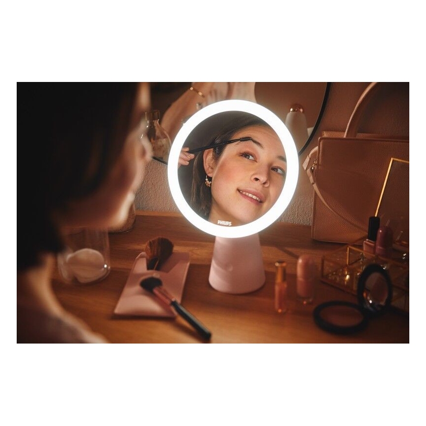 Philips - Ρυθμιζόμενο καλλυντικό καθρέφτη με LED φωτισμό MIRROR LED/4,5W/5V