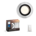 Philips - Ρυθμιζόμενο φωτιστικό LED Hue MILLISKIN 1xGU10/5,5W/230V με τηλεχειριστήριο