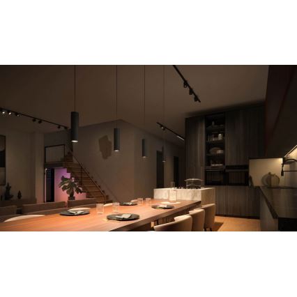 Philips - ΣET 3x LED RGBW Dimmable κρεμαστά φωτιστικά ράγας Hue PERIFO LED/15,6W/230V 2000-6500K
