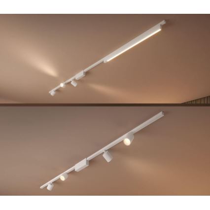 Philips  - ΣET 4xLED RGB Dimmable φωτιστικά ράγας Hue PERIFO LED RGB/20,8W/230V 2000-6500K