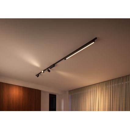 Philips - ΣET 4xLED RGB Dimmable φωτιστικά ράγας Hue PERIFO LED RGB/44,6W/230V 2000-6500K