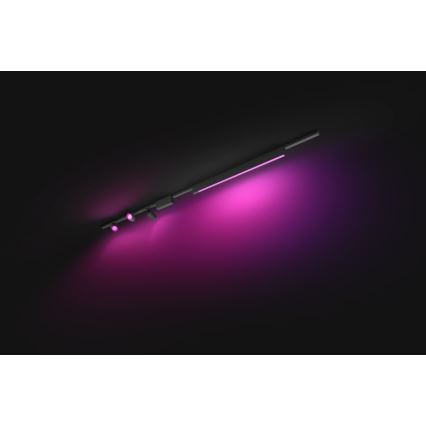 Philips - ΣET 4xLED RGB Dimmable φωτιστικά ράγας Hue PERIFO LED RGB/44,6W/230V 2000-6500K