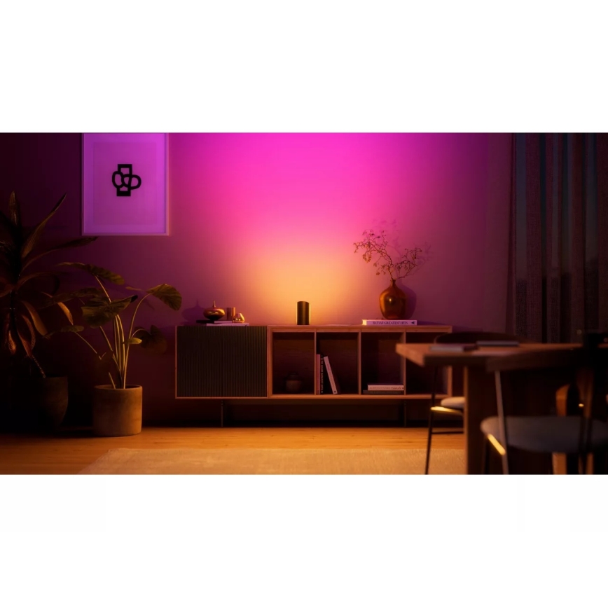 Philips - Σετ 2 τεμ. RGBW LED ρυθμιζόμενοι προβολείς Hue PLAY LED/20W/230V 2000–6500K μαύρο