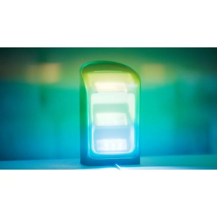 Philips - Σετ 2 τεμ. RGBW LED ρυθμιζόμενοι προβολείς Hue PLAY LED/20W/230V 2000–6500K μαύρο