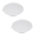 Philips - ΣΕΤ 2x Χωνευτό Φωτιστικό LED MESON LED/23,5W/230V 4000K