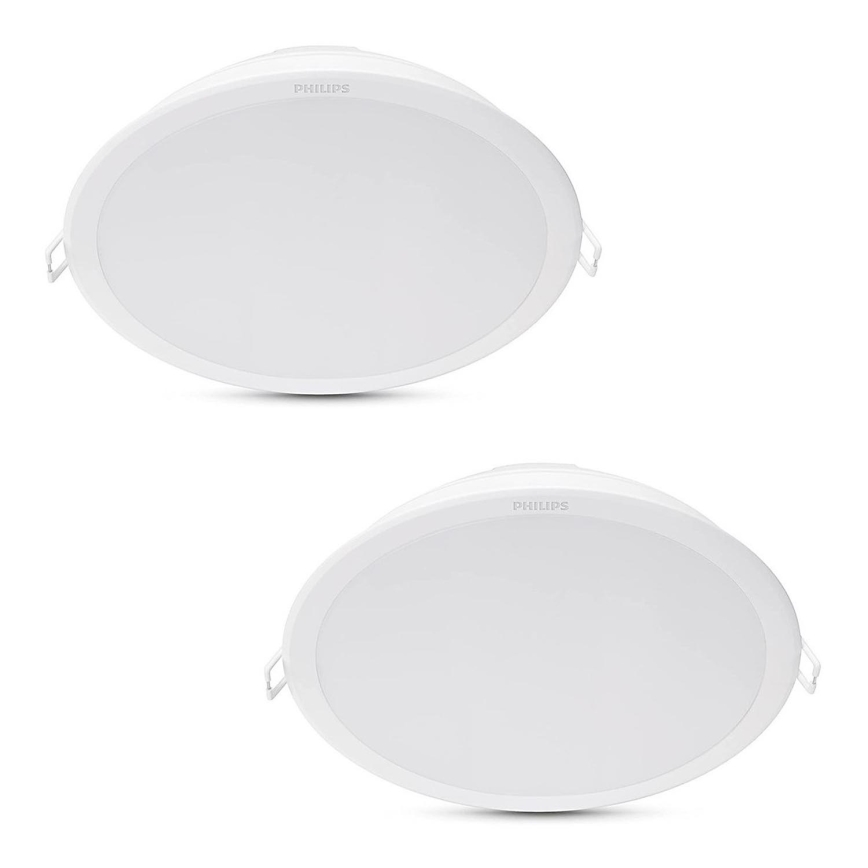 Philips - ΣΕΤ 2x Χωνευτό Φωτιστικό LED MESON LED/23,5W/230V 4000K