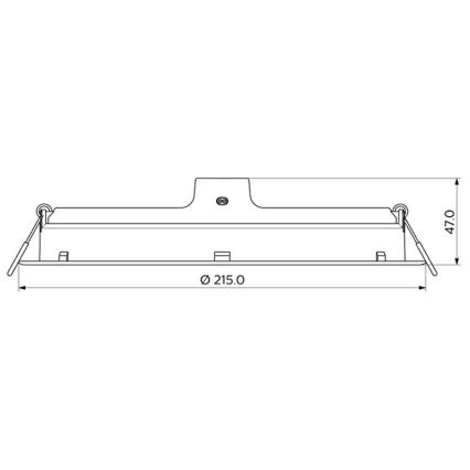 Philips - ΣΕΤ 2x Χωνευτό Φωτιστικό LED MESON LED/23,5W/230V 4000K