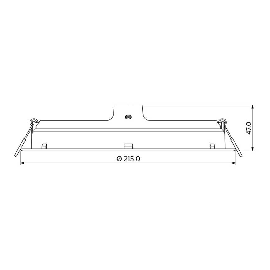 Philips - ΣΕΤ 2x Χωνευτό Φωτιστικό LED MESON LED/23,5W/230V 4000K