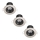 Philips - ΣΕΤ 3x LED Dimmable χωνευτά φωτιστικά μπάνιου ABROSA LED/9W/230V IP44