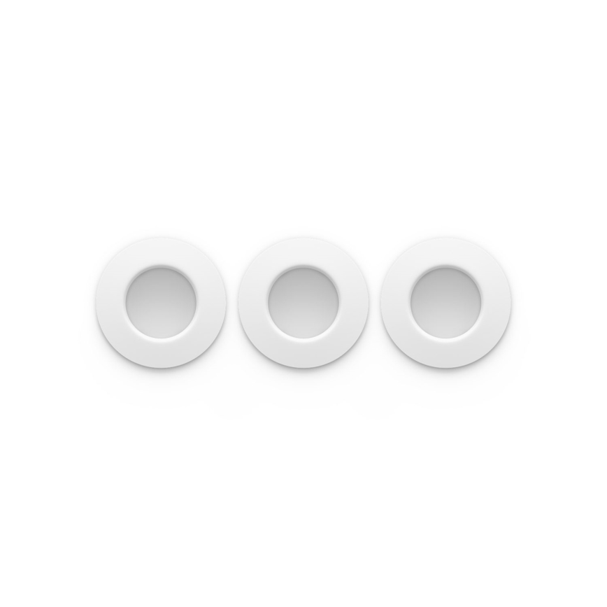 Philips - ΣΕΤ 3x LED RGBW Χωνευτό φωτιστικό οροφής μπάνιου dimmimg Hue SLIM LED/8,3W/230V IP44 2000-6500K