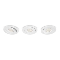 Philips - Σετ 3x LED Ρυθμιζόμενα Φωτιστικά Οροφής LED/4,5W/230V