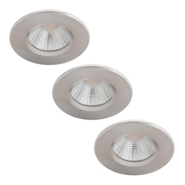 Philips - ΣΕΤ 3x LED Φωτιστικά μπάνιου με ρύθμιση φωτισμού LED/5,5W/230V 2700K IP65