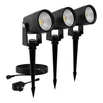 Philips - ΣΕΤ 3x Φωτιστικό εξωτερικού χώρου LED GARDENLINK REUEL LED/1,5W/230V 2700K IP44