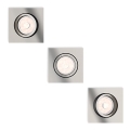 Philips - ΣΕΤ 3x Χωνευτό φως 1xGU10/5,5W/230V