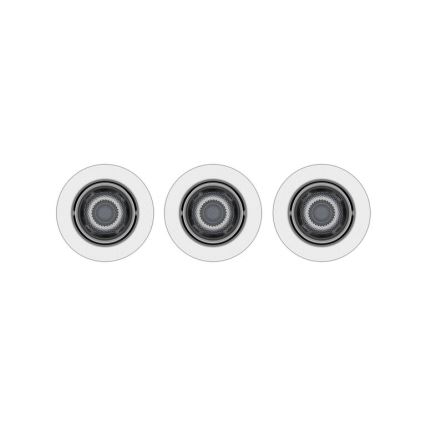 Philips -ΣΕΤ 3xLED Dimmable χωνευτά φωτιστικά IMPALA Warm Glow LED/6W/230V