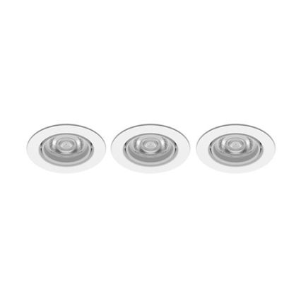 Philips -ΣΕΤ 3xLED Dimmable χωνευτά φωτιστικά IMPALA Warm Glow LED/6W/230V