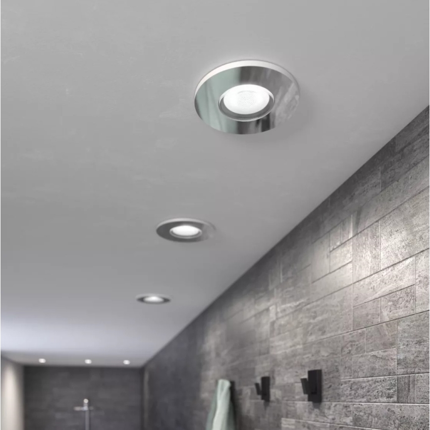 Philips - ΣΕΤ 3x LED Dimmable χωνευτό φωτιστικό μπάνιου Hue ADORE BATHROOM 1xGU10/4,2W/230V 2200-6500K IP44