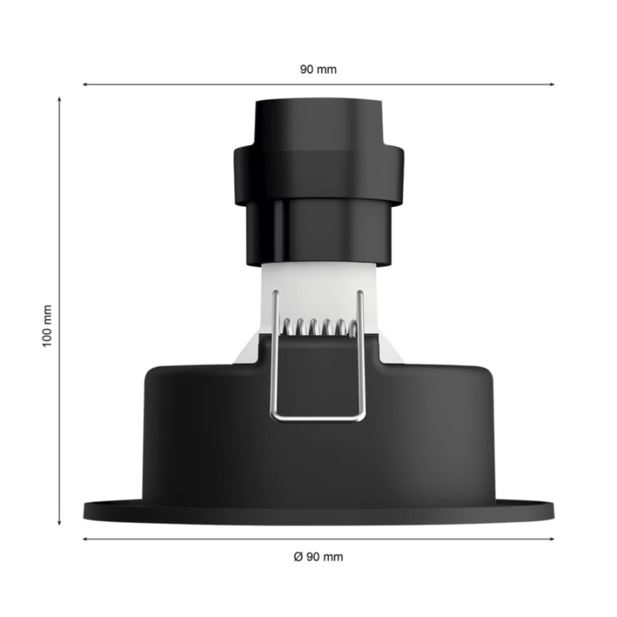 Philips - ΣΕΤ 3x LED Dimmable χωνευτό φωτιστικό Hue MILLISKIN 1xGU10/4,2W/230 2200-6500K