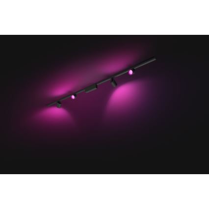 Philips  - ΣΕΤ 4xLED RGB Dimmable σποτ για σύστημα ράγας Hue PERIFO LED/20,8W/230V 2000-6500K