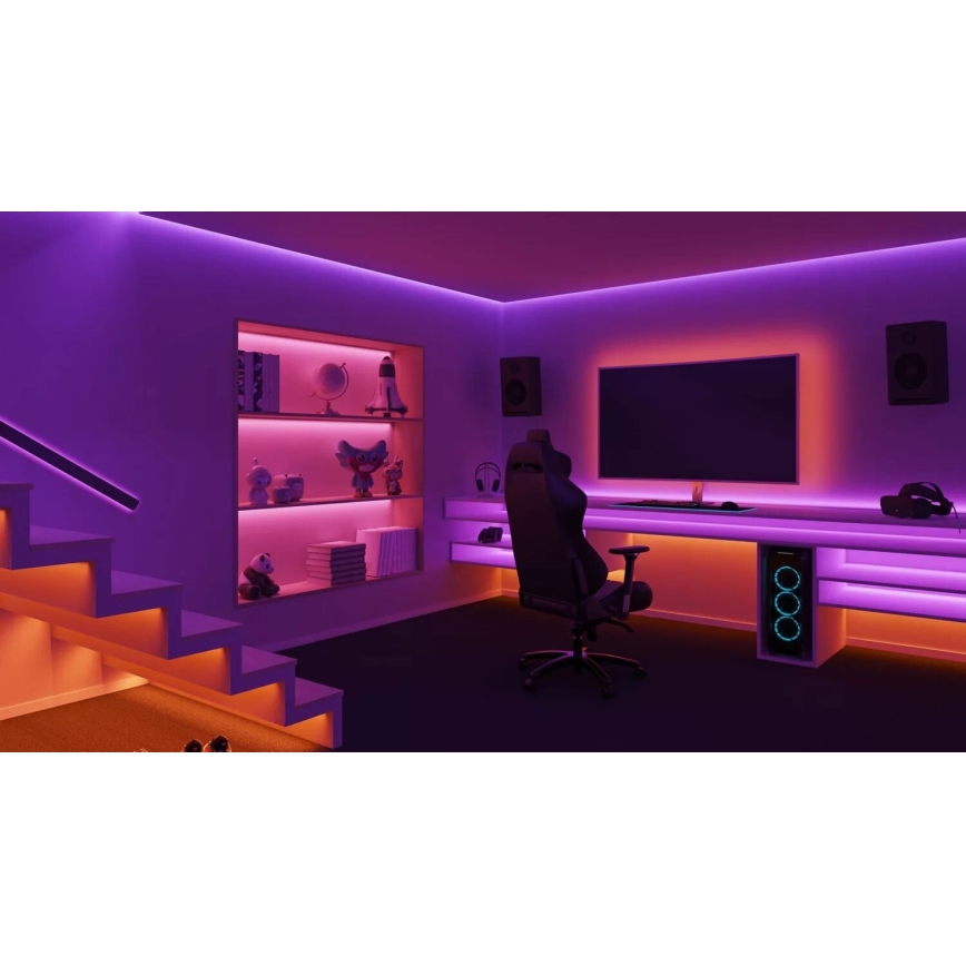 Philips - Ταινία LED RGBW Dimmable Hue WHITE AND COLOR AMBIANCE 5m LED/20W/230V 2000-6500K