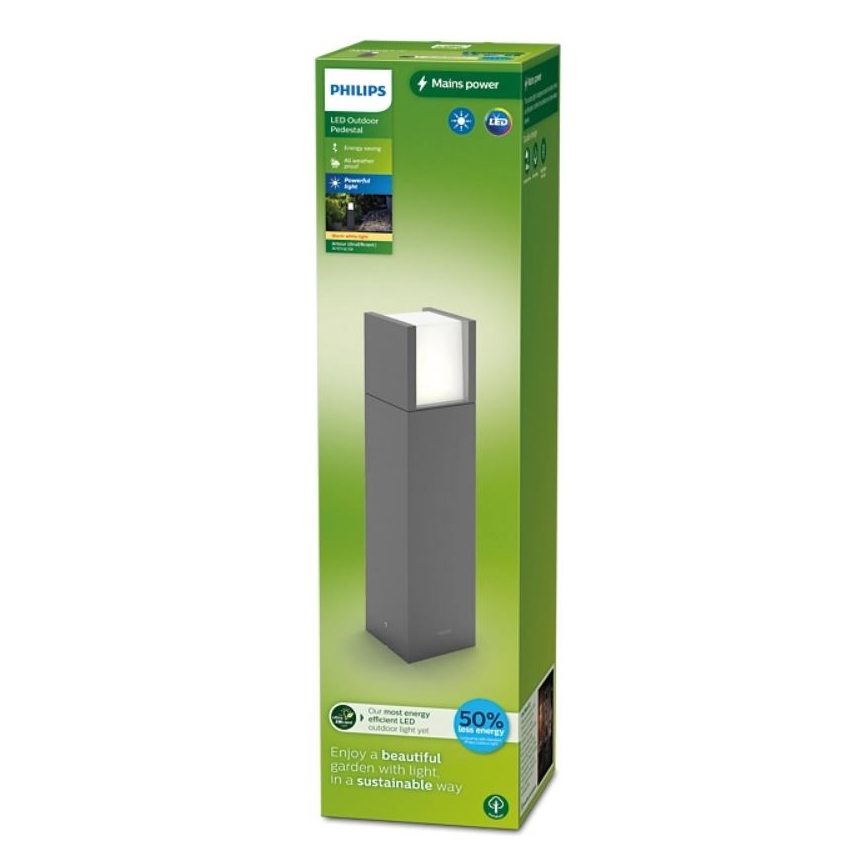 Philips - Φωτιστικό LED εξωτερικού χώρου ARBOUR LED/3,8W/230V 40 cm 2700K IP44