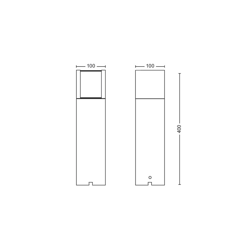 Philips - Φωτιστικό LED εξωτερικού χώρου LED/6W/12V 2700K IP44